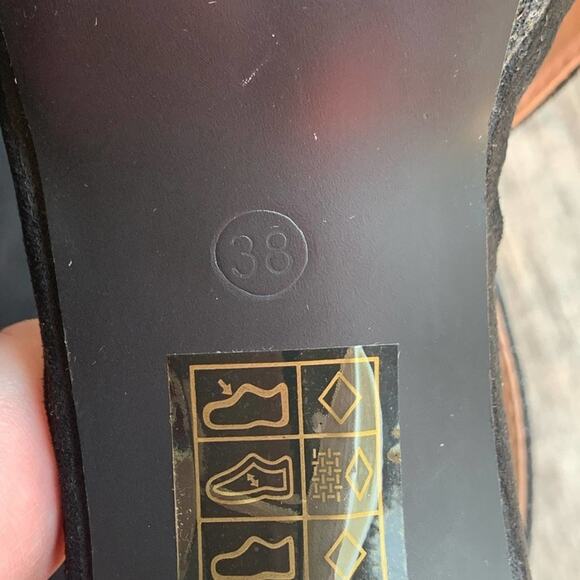 Top Queens Black Peep Toe Stiletto Heels Size 38 - Picture 7 of 9